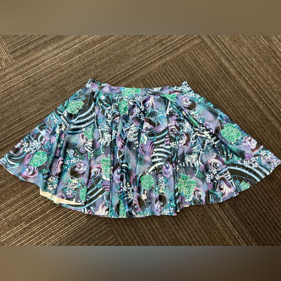 Blackmilk - XL - KOI PURPLE CHEERLEADER SKIRT - Picture 8 of 9